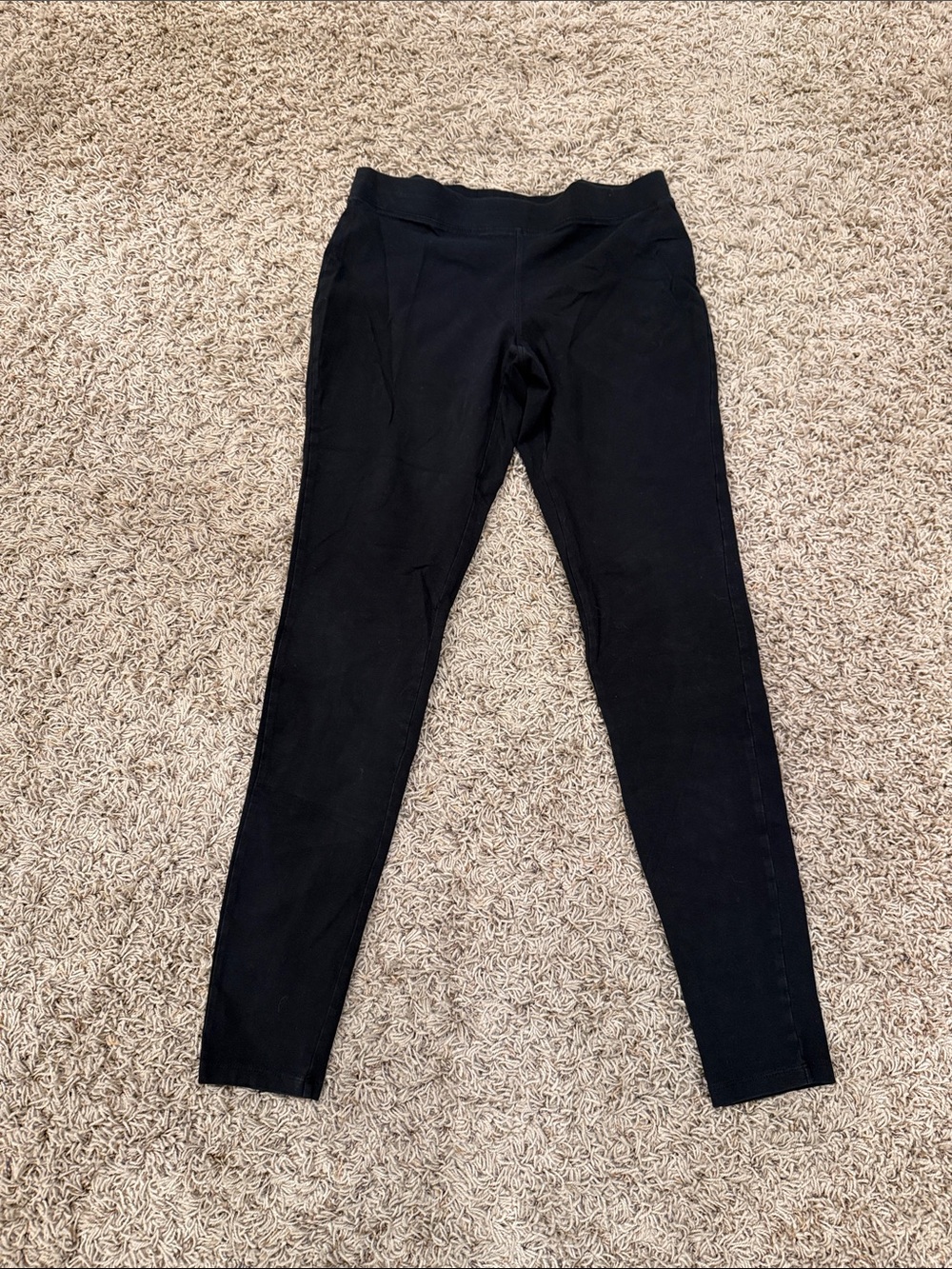 Black Stretch cotton Leggings